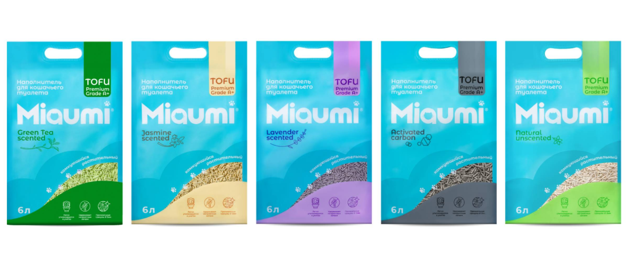 Линейка наполнителей Miaumi